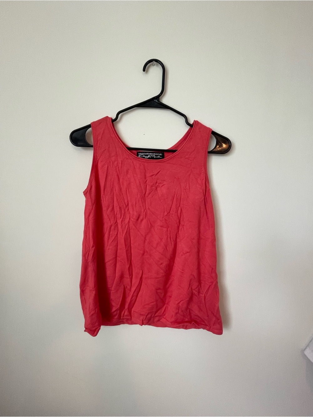 Windridge Cheryl Nash Tank Top Coral Size Medium